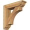 Ekena Millwork Westlake Traditional Rough Sawn Bracket w/ Offset Brace, Western Red Cedar, 6"W x 22"D x 22"H BKT0604X22X22WTL01RWR - alternate 1